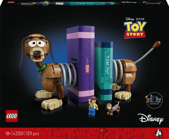 Disney Pixar Toy Story Bokstöd med hunden Slinky 43301