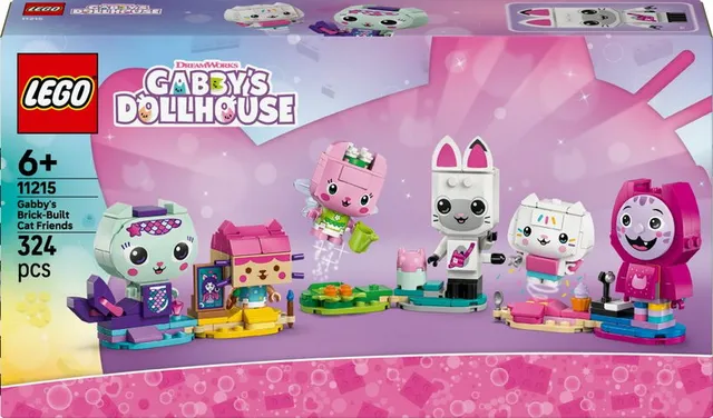 Gabby's Dollhouse Gabbys klossbyggda kattvänner 11215
