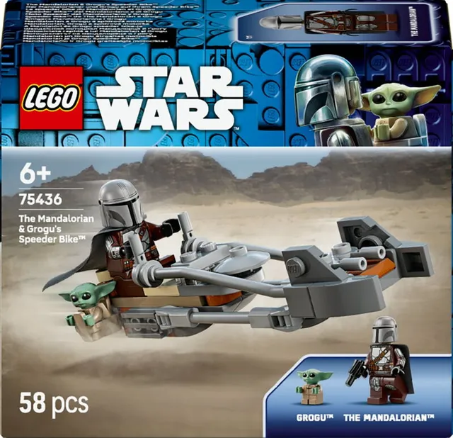 Star Wars The Mandalorian & Grogu's Speeder Bike 75436