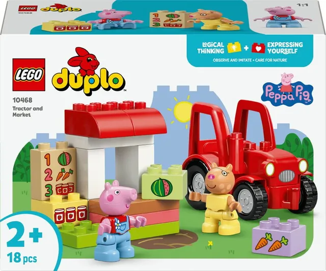 DUPLO Greta Gris Traktor och marknad 10468