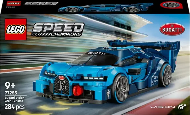 Speed Champions Bugatti Vision GT hypersportbil 77253