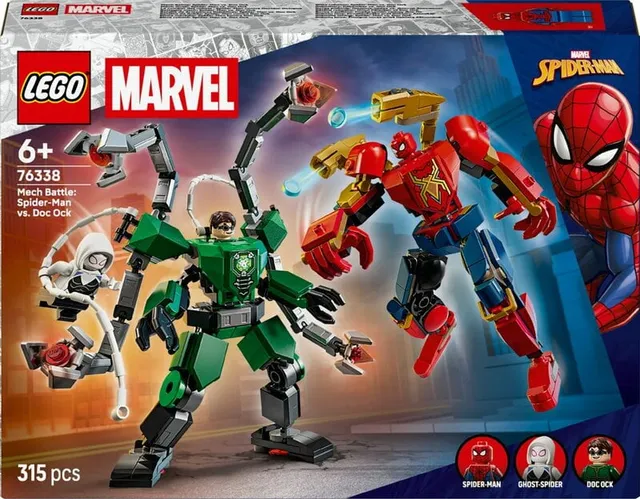 Super Heroes Marvel Robotstrid: Spider-Man mot Doc Ock 76338
