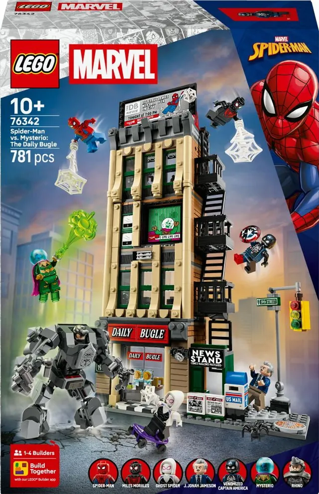 Super Heroes Marvel Spider-Man mot Mysterio: Daily Bugle 76342