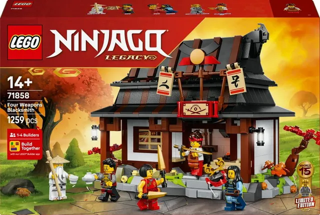 Ninjago 15-årsjubileum – De fyra vapnens smedja 71858