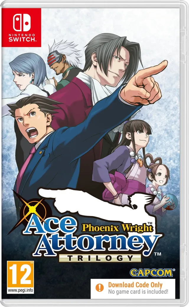 Phoenix Wright - Ace Attorney Trilogy (NSW) - Code in Box
