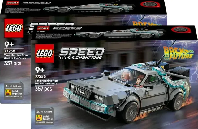 Speed Champions Tidsmaskinen från Tillbaka till framtiden 77256 - 2 Pack
