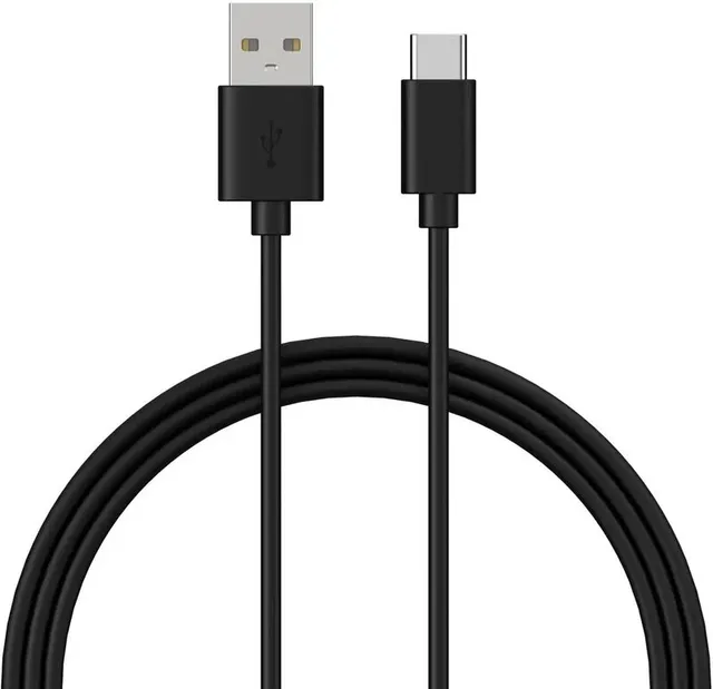 USB-A-USB-C 3A 60W 2m - Black