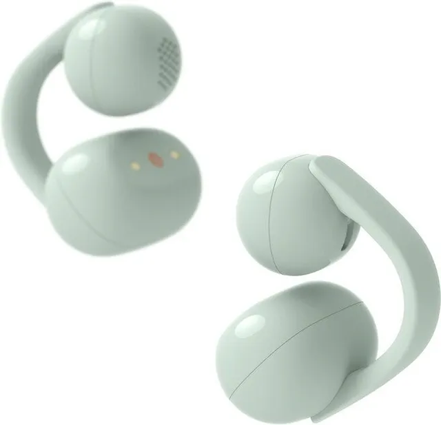 LinkBuds Clip trådlösa open ear-hörlurar (gröna)