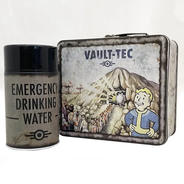 Fallout Weathered Vault-Tec Lunchbox & Flask