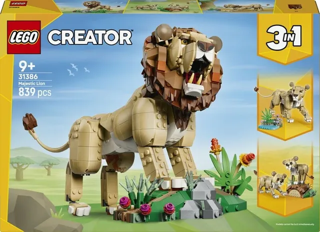 Creator Vilda Djur: Majestätiskt Lejon 31386