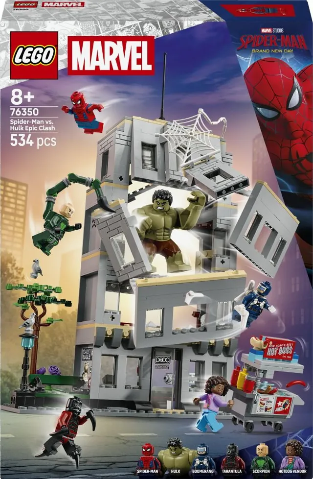 Super Heroes Episk sammandrabbning med Spider-Man mot Hulk 76350