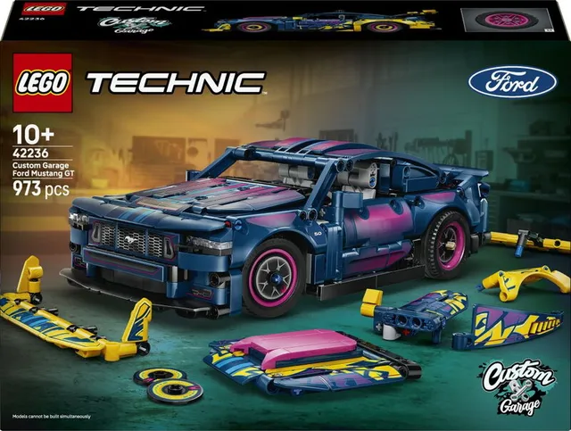 Technic Specialdesignad Ford Mustang GT bil 42236