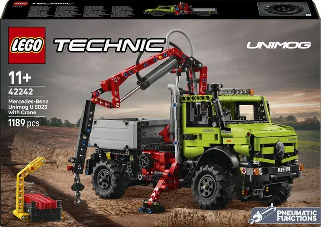 Technic Mercedes-Benz Unimog U 5023 med kran 42242