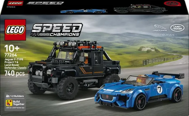 Speed Champions Jaguar Project 7 och Land Rover Defender 77264
