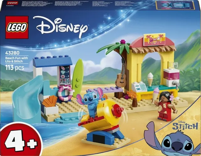 Disney Skoj på stranden med Lilo & Stitch 43280