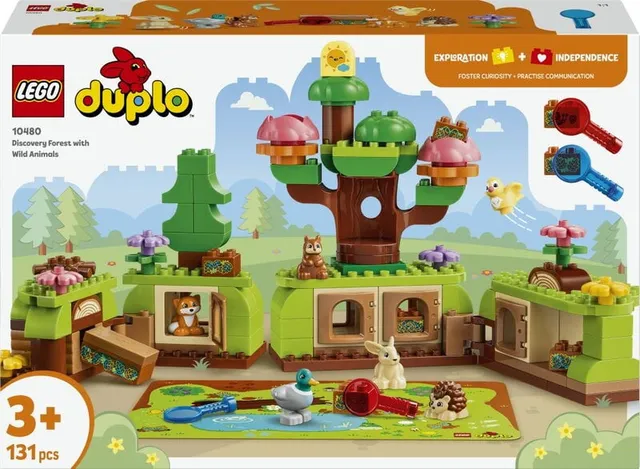 DUPLO 10480 Upptäckarskog med vilda djur