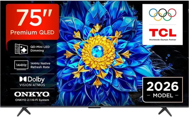 T8D 75" 4K QD-Mini LED Smart TV (2026)