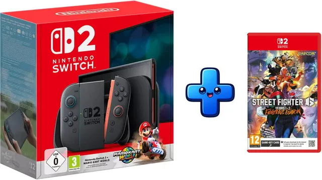 Switch 2 - Mario Kart World + Street Fighter 6 Bundle