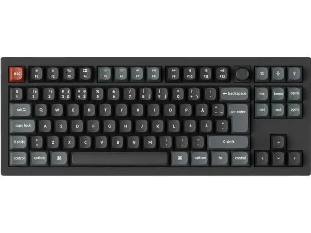 V3 Ultra 80% 8K Wireless Tri-Mode Black Keychron POM Brown