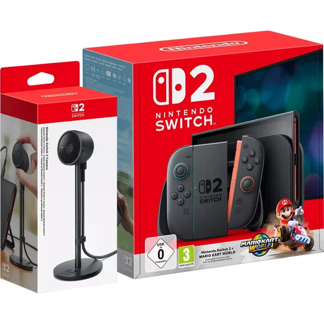 Switch 2 - Mario Kart World Bundle + Nintendo Switch 2 Kamera