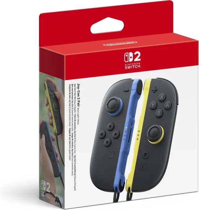 Joy-Con 2 par Blå/Ljusgul - Nintendo Switch 2 Joy-Con par