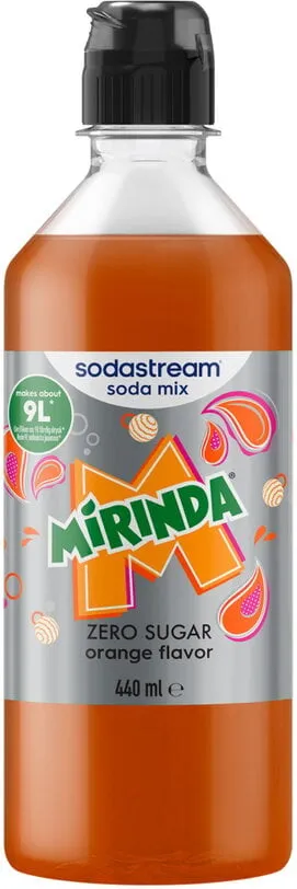 Mirinda Zero Sugar smaksirap, 440 ml