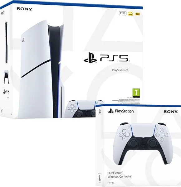 Playstation 5 Slim Standard Edition + Extra Dualsense