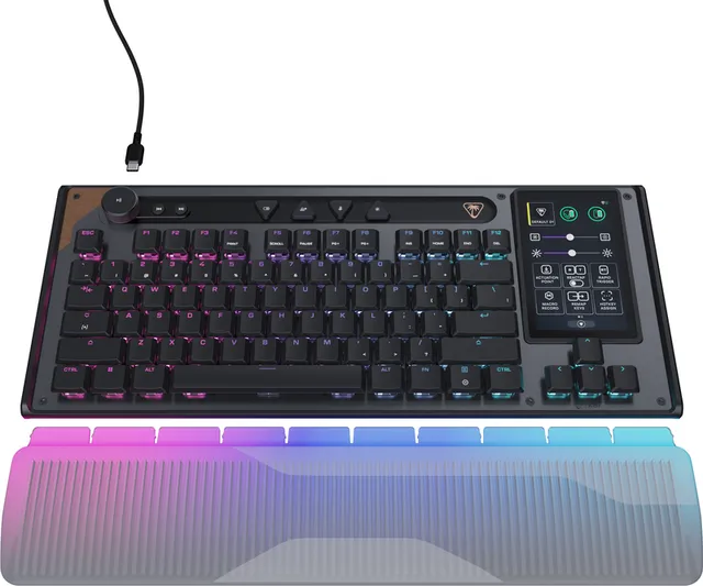 Command KB7 TKL / 4,3" pekskärm / Titan Hall-Effect / 8K polling / PBT / RGB