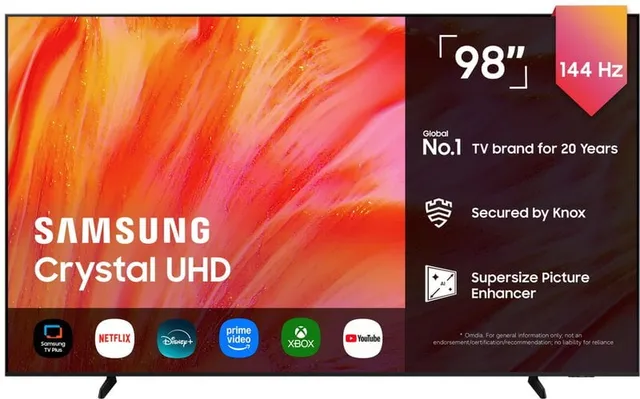 98" U9005H / 4K / Crystal UHD / Smart TV / Tizen / HDR10+ / 100Hz / AMD FreeSync Premium
