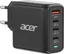 GaN-laddare 100W Inklusive 2m USB-C Kabel Svart