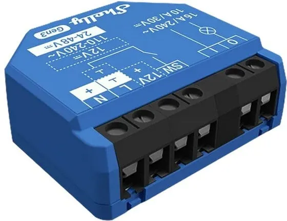 1 Gen3 Wi-Fi smart switch 1 kanal 16A