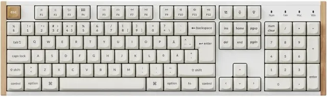 K10 HE SE Wireless Tri-Mode Hot Swap QMK Gateron 2.0 Purple Magnetic Switch Wood White