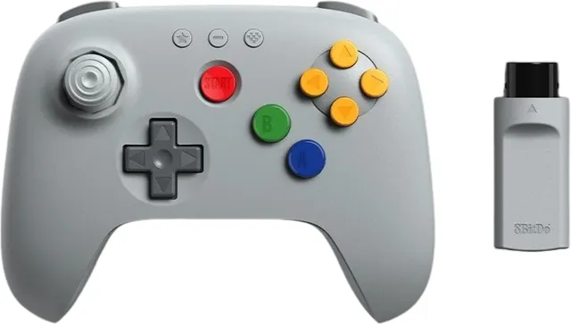 64 Wireless 2.4G - Classic Grey - Wireless Controller - Nintendo 64